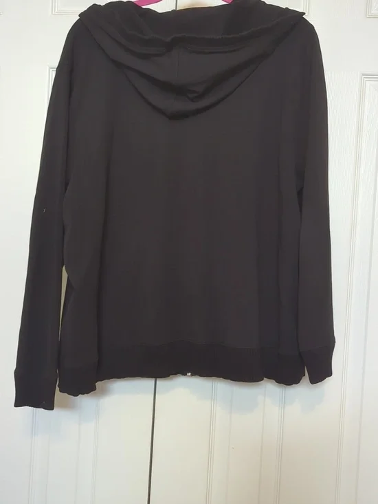 Jones New York Sport Jacket Hoodie Black 1X - Picture 3 of 4